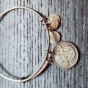 Fancy Mickey Silver Alex and Ani Bracelet